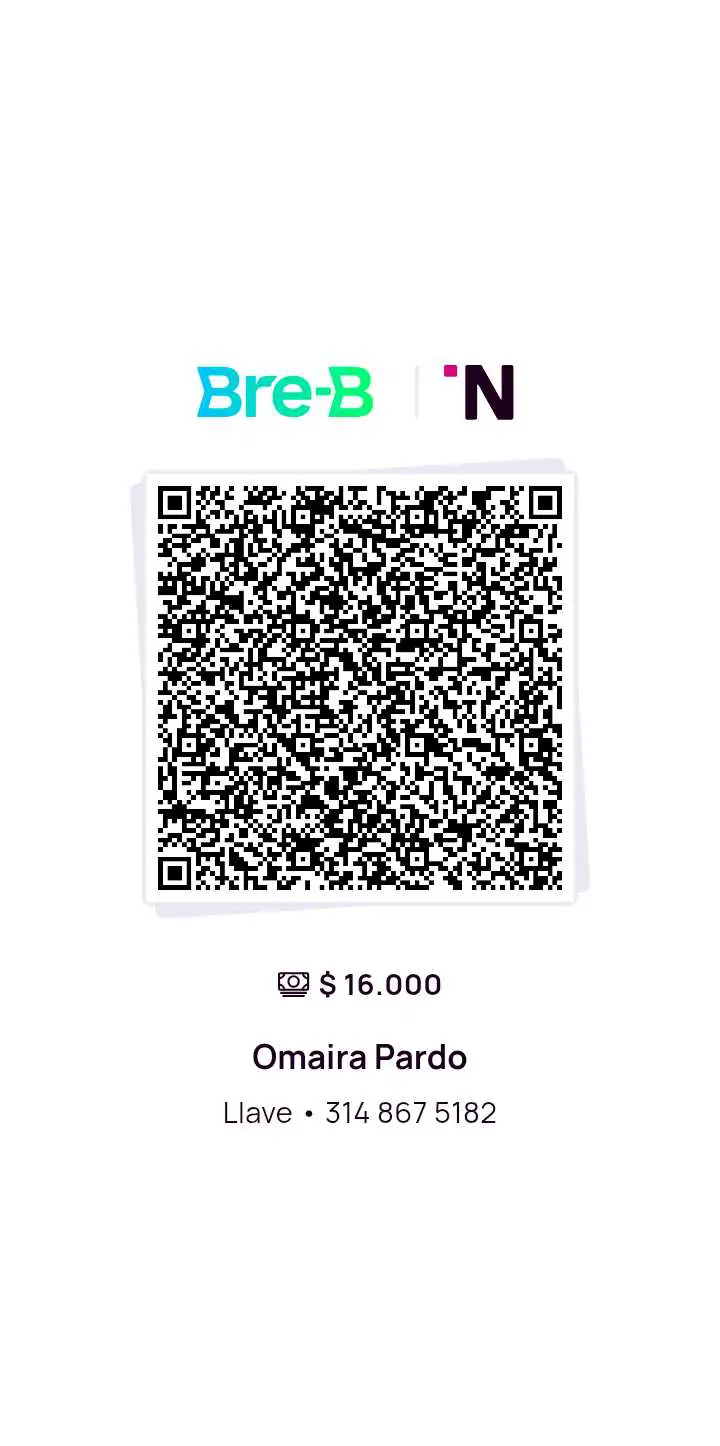 QR Bre-B para pagar este producto