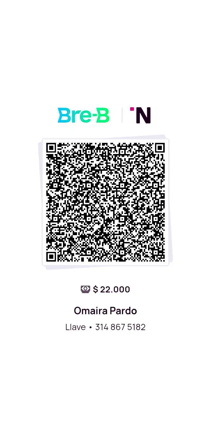 QR Bre-B para pagar este producto