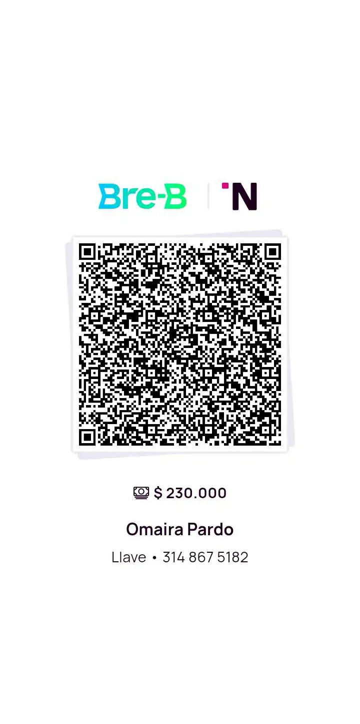 QR Bre-B para pagar este producto