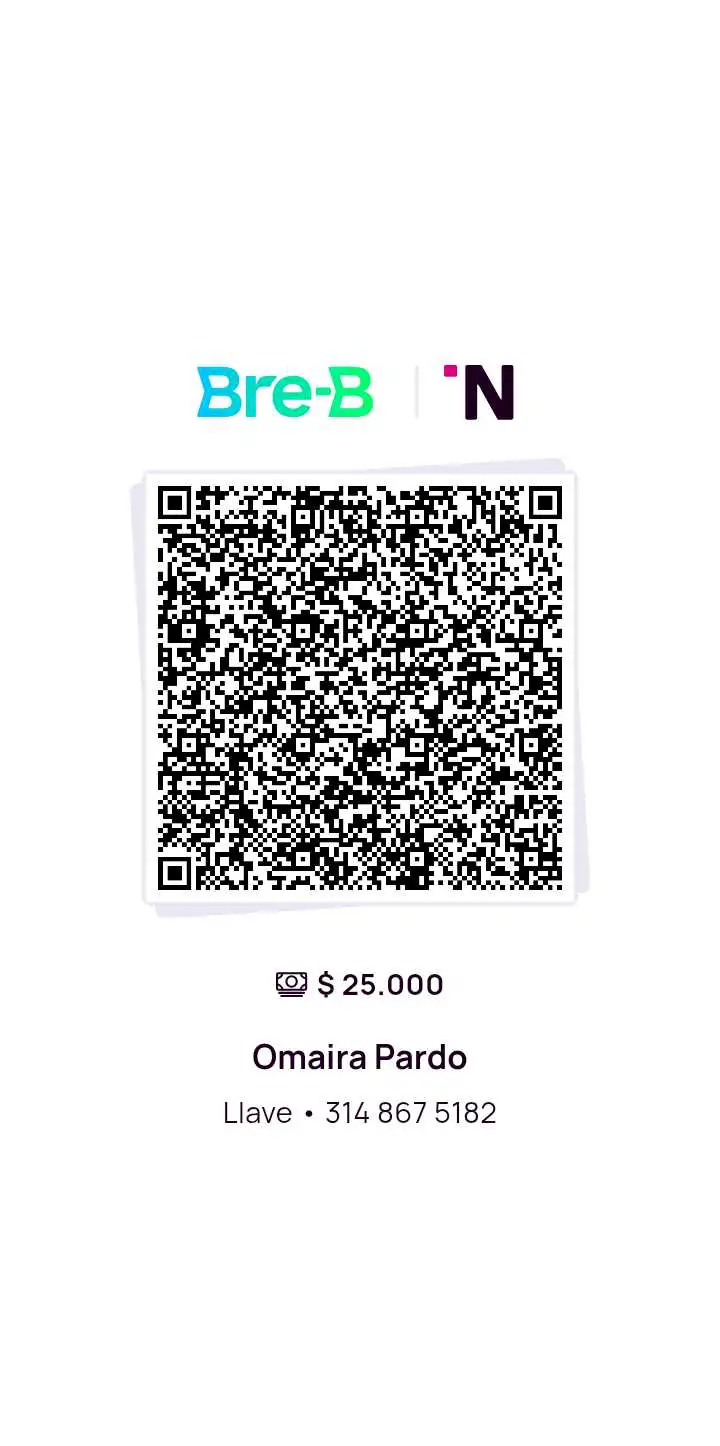 QR Bre-B para pagar este producto