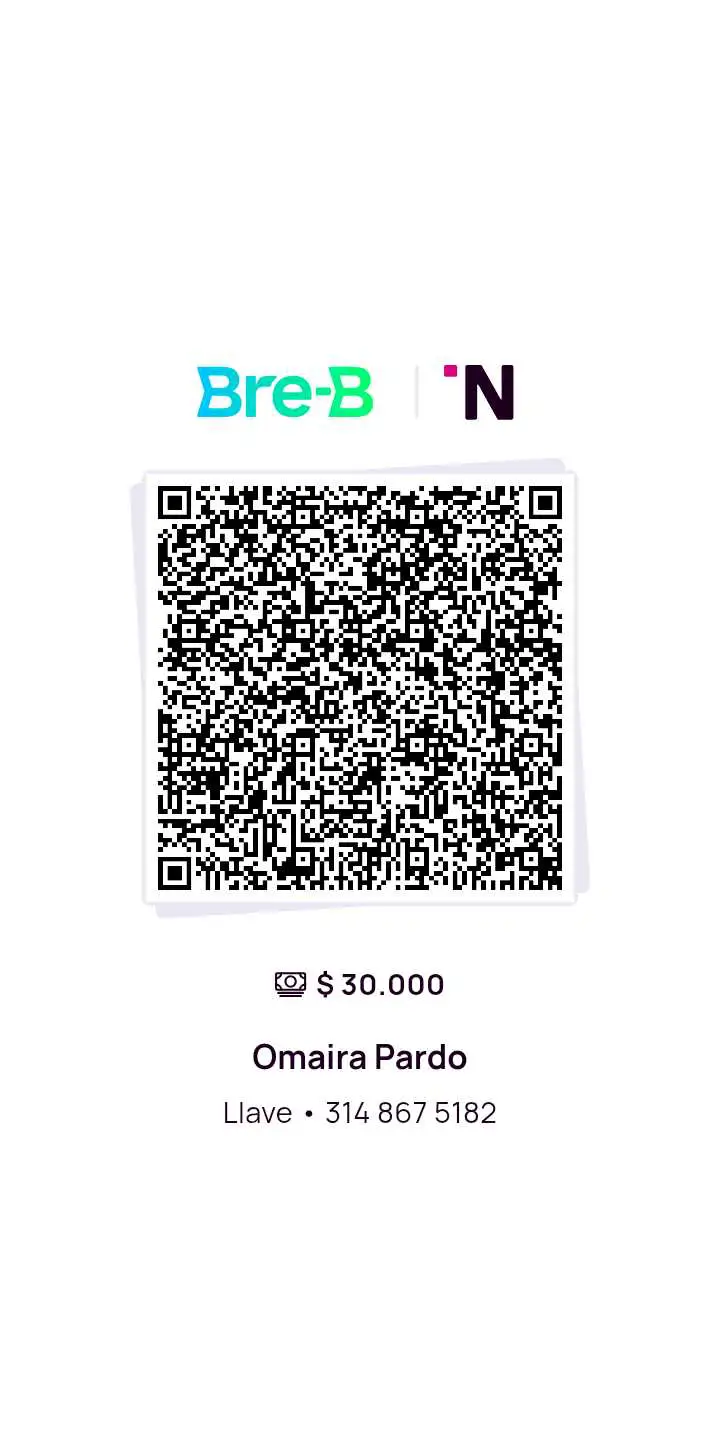 QR Bre-B para pagar este producto