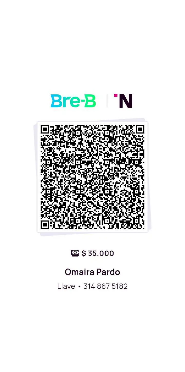 QR Bre-B para pagar este producto