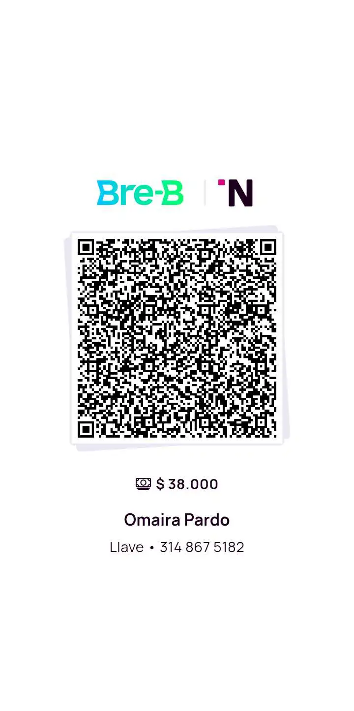 QR Bre-B para pagar este producto