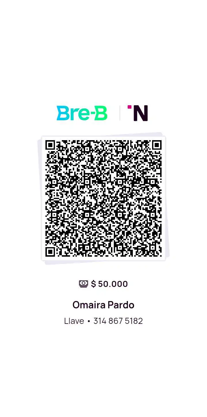 QR Bre-B para pagar este producto