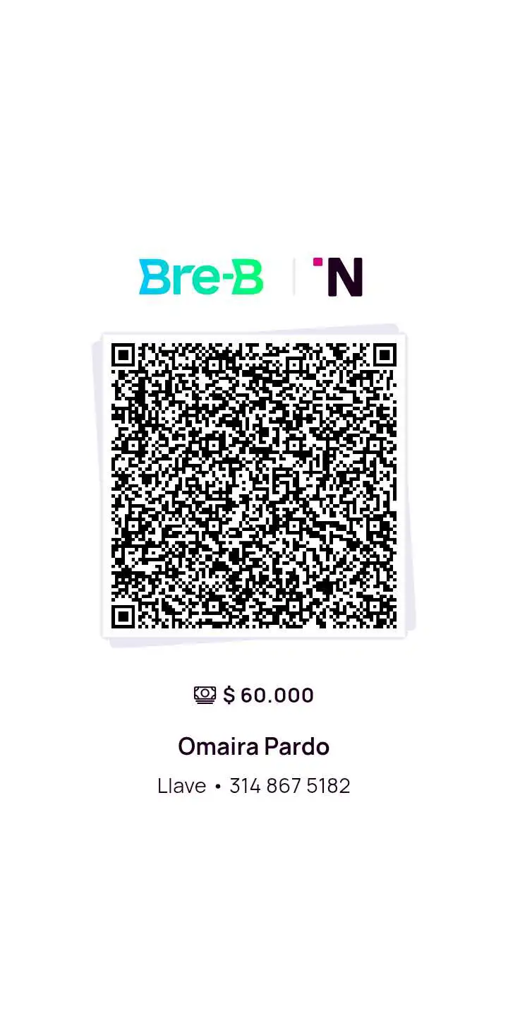 QR Bre-B para pagar este producto