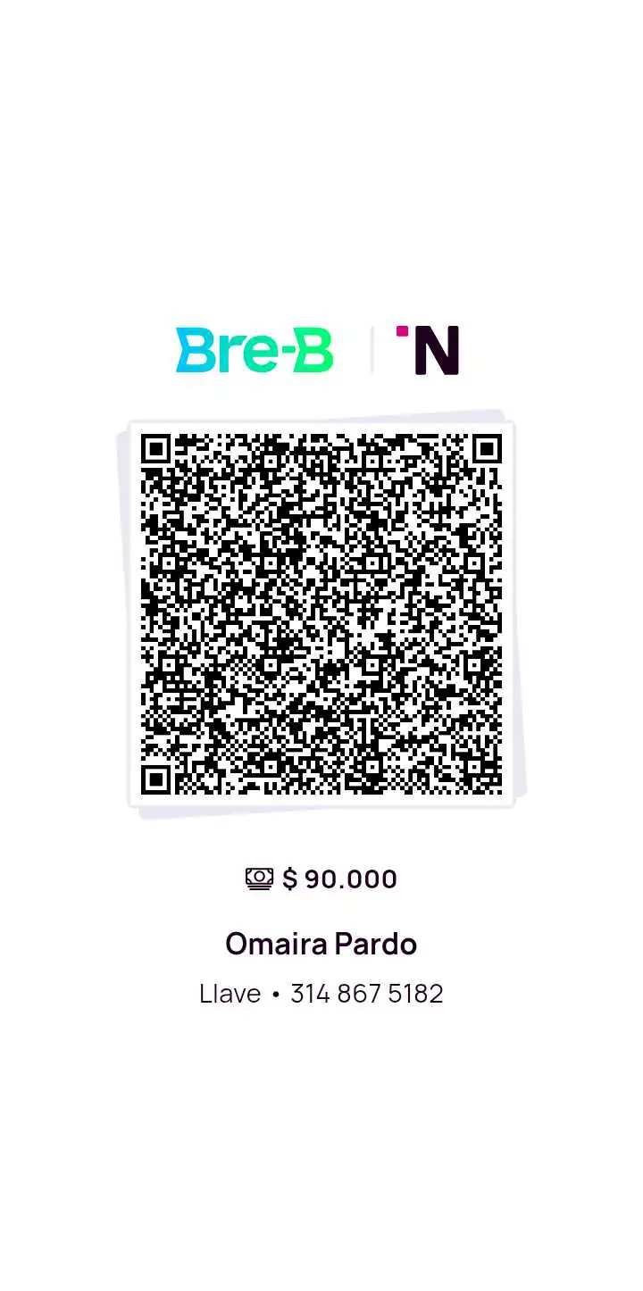 QR Bre-B para pagar este producto